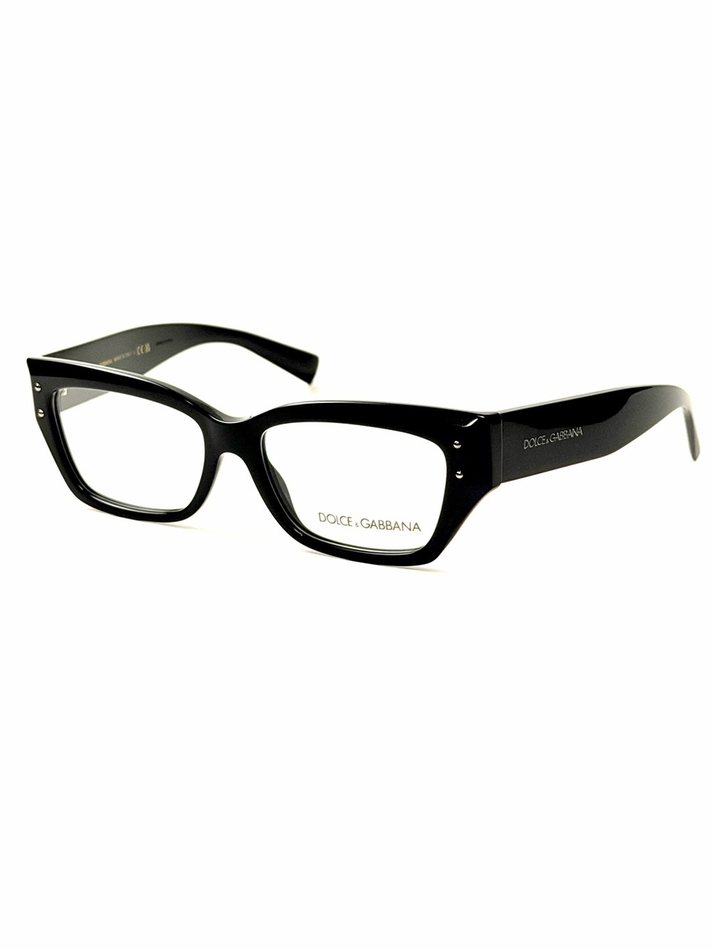 DOLCE & GABBANA DG 3387 501 Black Women's 53 mm Eyeglasses Authentic